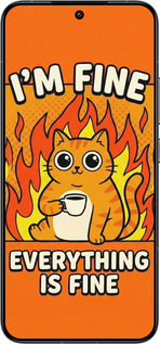 Силиконовый чехол Funny Cat для Xiaomi 14 - 6786u-3408 изображение 