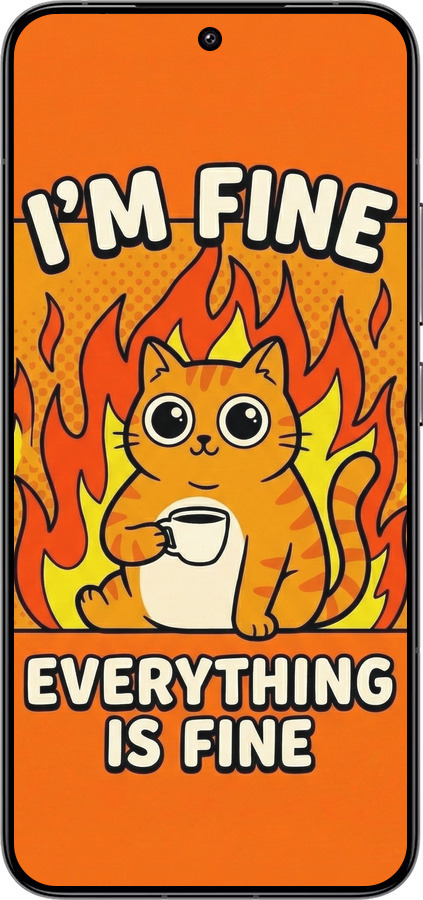 Силиконовый чехол Funny Cat для Xiaomi 14 - 6786u-3408 изображение 