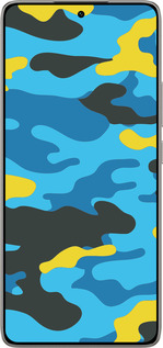 TPU чехол Желто-голубой камуфляж для Xiaomi 14T 5G - 1084b-3773 изображение 