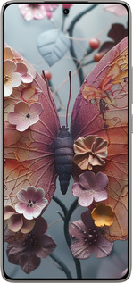 TPU чехол Fairy Butterfly для Xiaomi 14T 5G - 6048b-3773 изображение 