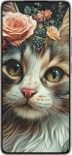 TPU чехол Cats and flowers для Xiaomi 14T 5G - 6069b-3773 изображение 