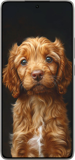 TPU чехол Cocker spaniel на черном фоне для Xiaomi 14T 5G - 6137b-3773 изображение 