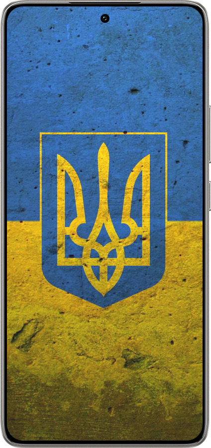 TPU чехол Флаг и герб Украины 2 для Xiaomi 14T 5G - 378b-3773 изображение 