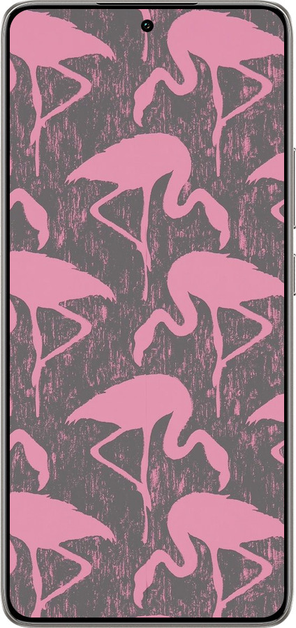 TPU чехол Vintage-Flamingos для Xiaomi 14T 5G - 4171b-3773 изображение 