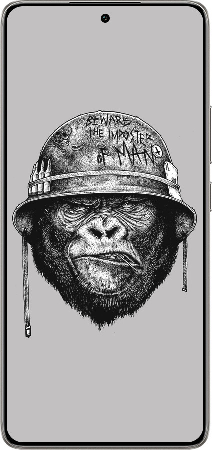 TPU чехол military monkey для Xiaomi 14T 5G - 4177b-3773 изображение 