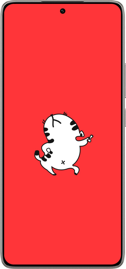 TPU чехол Котик для Xiaomi 14T 5G - 4577b-3773 изображение 