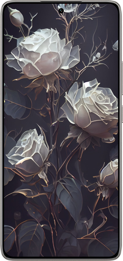 TPU чехол Розы 2 для Xiaomi 14T 5G - 5550b-3773 изображение 
