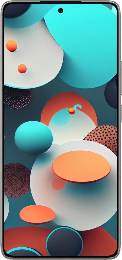TPU чехол Горошек абстракция для Xiaomi 14T 5G - 5608b-3773 изображение 