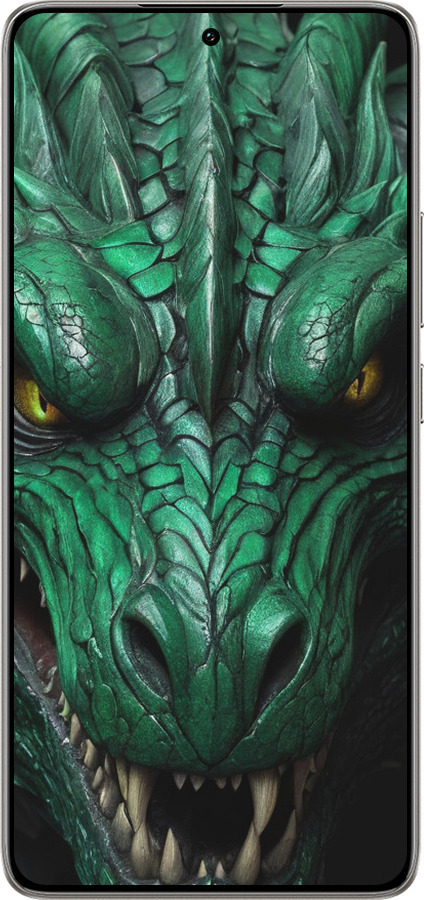 TPU чехол Зелёный дракон v2 для Xiaomi 14T 5G - 5817b-3773 изображение 