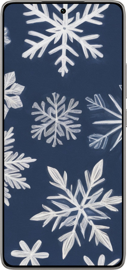 TPU чехол Сніжинки для Xiaomi 14T 5G - 5821b-3773 изображение 
