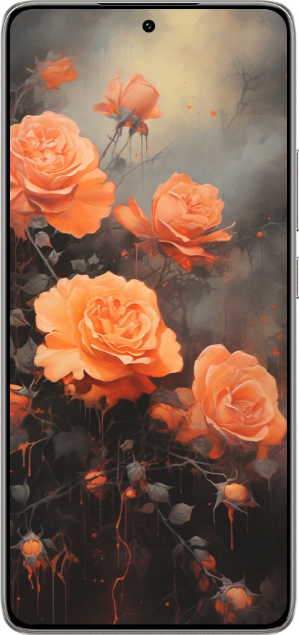 TPU чехол Оранжеві троянди для Xiaomi 14T 5G - 5944b-3773 изображение 