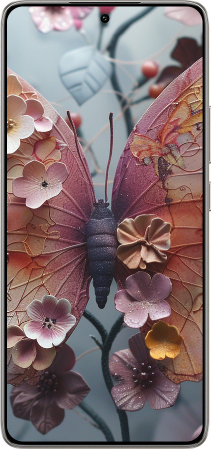 TPU чехол Fairy Butterfly для Xiaomi 14T 5G - 6048b-3773 изображение 