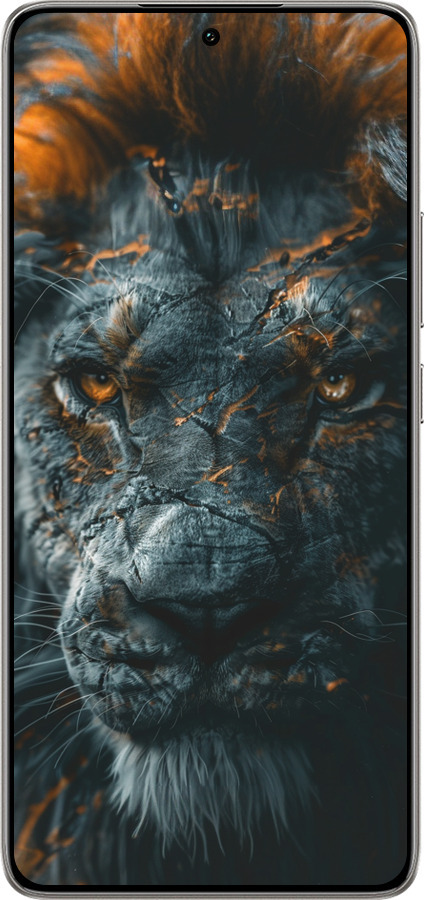 TPU чехол Пламенный лев для Xiaomi 14T 5G - 6153b-3773 изображение 
