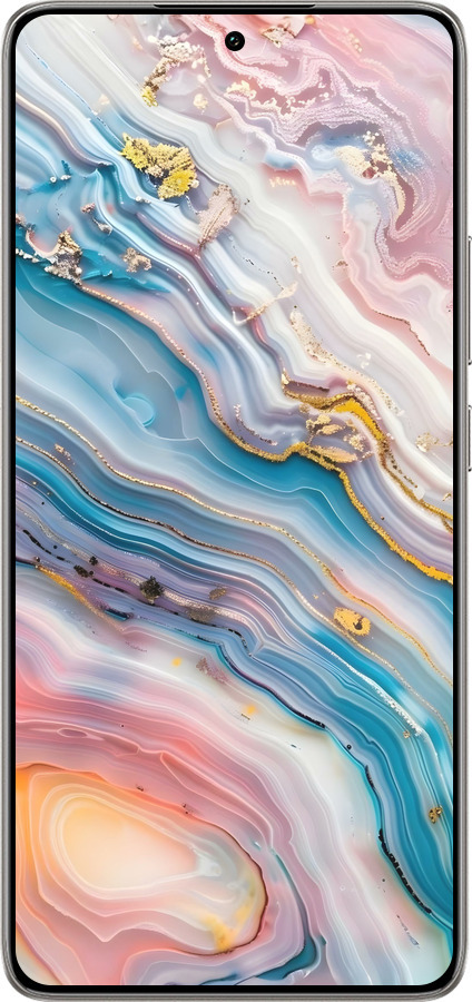 TPU чехол Мрамор красивый для Xiaomi 14T 5G - 6376b-3773 изображение 