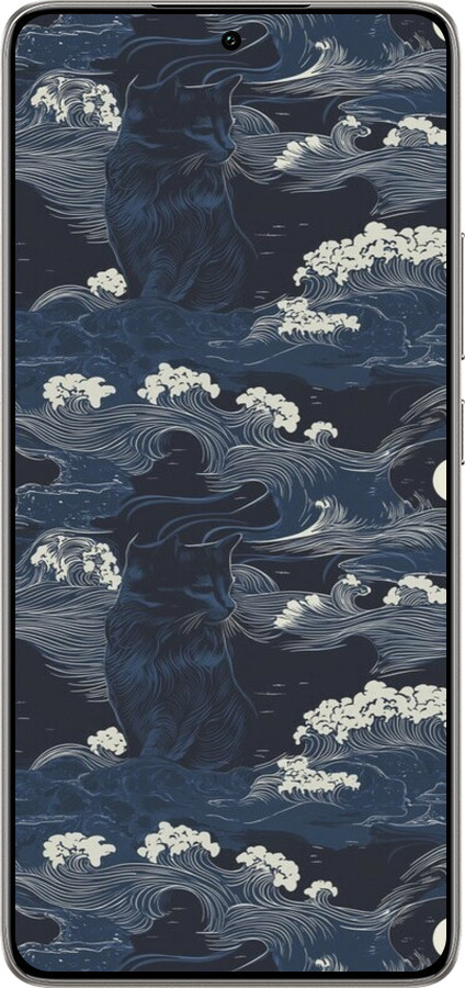 TPU чехол Морская тематика в стиле арт-деко для Xiaomi 14T 5G - 6520b-3773 изображение 