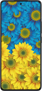 TPU чехол Жовто-блакитні квіти  для Xiaomi 14T Pro - 1048b-3806 изображение 