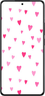 TPU чехол Сердечки 2 для Xiaomi 14T Pro - 4763b-3806 изображение 