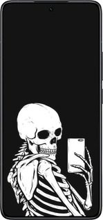 TPU чехол Скелет делает Selfie для Xiaomi 14T Pro - 6535b-3806 изображение 