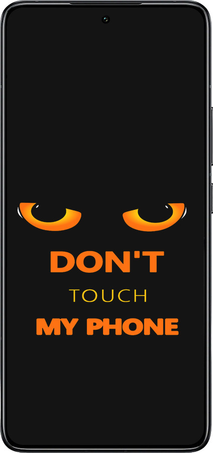 TPU чехол Don't touch the phone для Xiaomi 14T Pro - 4261b-3806 изображение 