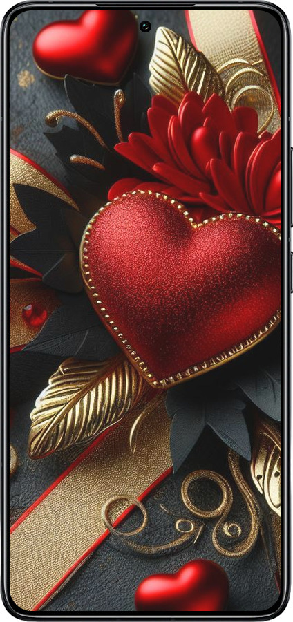 TPU чехол Сердечки v2 для Xiaomi 14T Pro - 5832b-3806 изображение 
