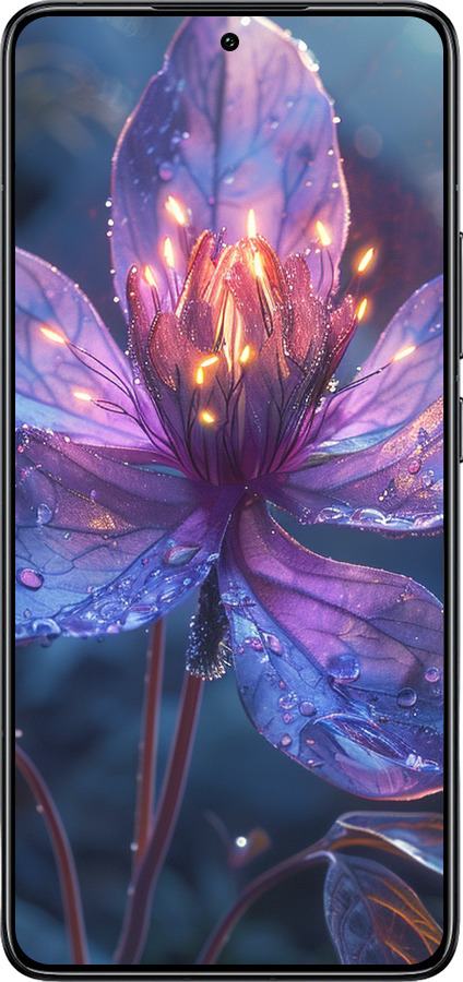 TPU чехол Магічна квітка для Xiaomi 14T Pro - 6038b-3806 изображение 