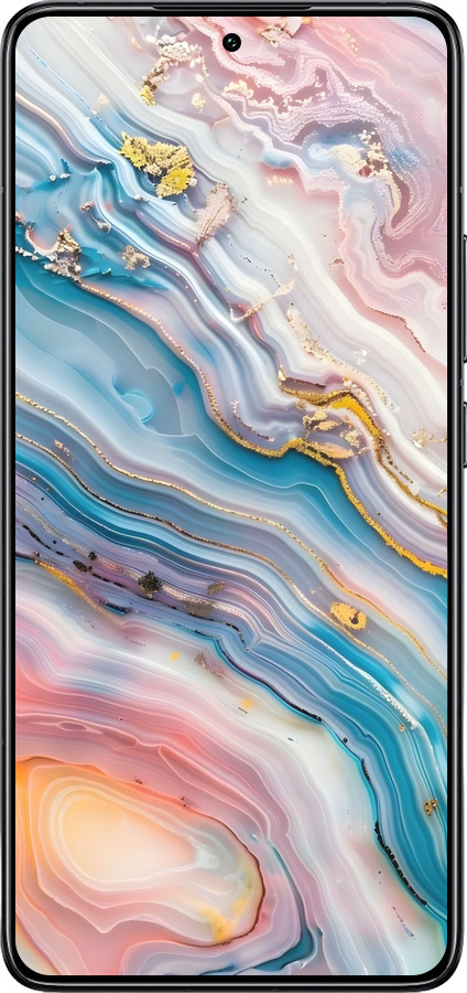 TPU чехол Мрамор красивый для Xiaomi 14T Pro - 6376b-3806 изображение 