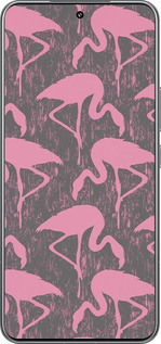 TPU чехол Vintage-Flamingos для Xiaomi 15 Pro - 4171b-3879 изображение 