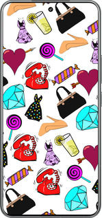 TPU чехол stickers для Xiaomi 15 Pro - 4757b-3879 изображение 