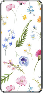 TPU чехол Цветочный фон v2 для Xiaomi 15 Pro - 5472b-3879 изображение 