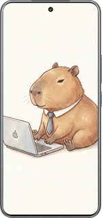 TPU чехол Funny Capybara CEO Working для Xiaomi 15 Pro - 6777b-3879 изображение 