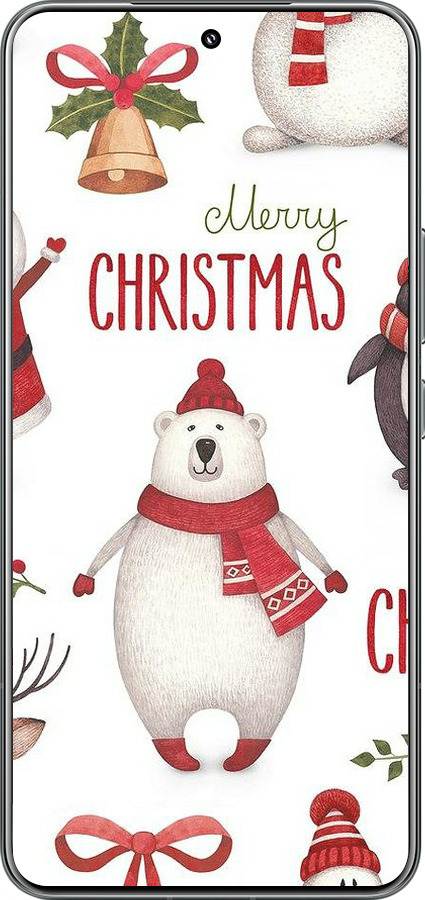 TPU чехол Merry Christmas для Xiaomi 15 Pro - 4106b-3879 изображение 