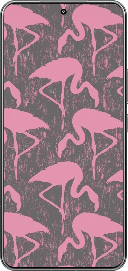 TPU чехол Vintage-Flamingos для Xiaomi 15 Pro - 4171b-3879 изображение 