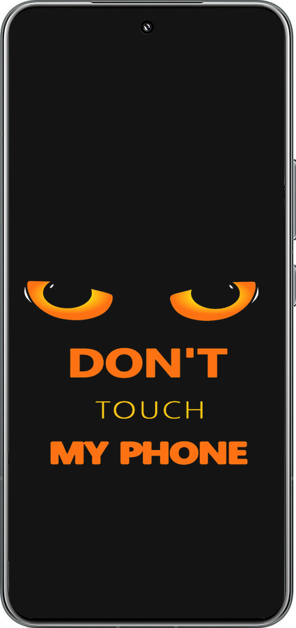 TPU чехол Don't touch the phone для Xiaomi 15 Pro - 4261b-3879 изображение 