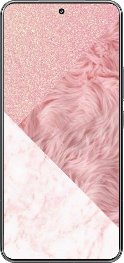 TPU чехол Рожеві текстури для Xiaomi 15 Pro - 4343b-3879 изображение 