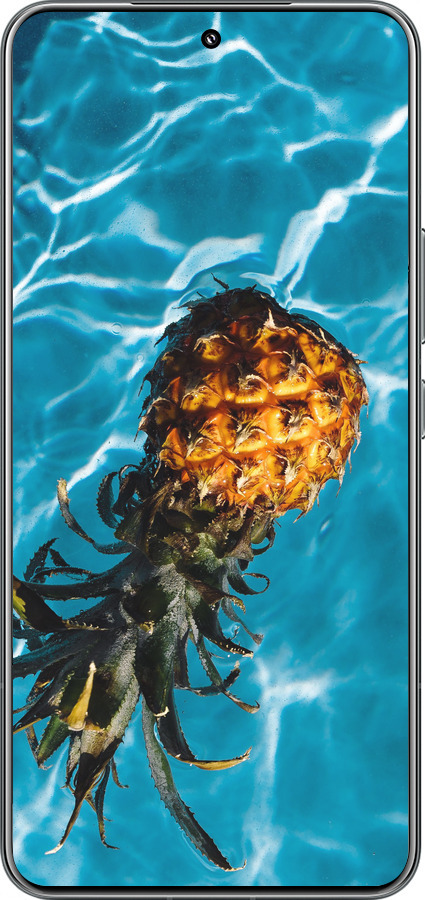 TPU чехол Ананас на воде для Xiaomi 15 Pro - 4384b-3879 изображение 