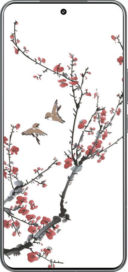 TPU чехол Сакура v2 для Xiaomi 15 Pro - 5538b-3879 изображение 