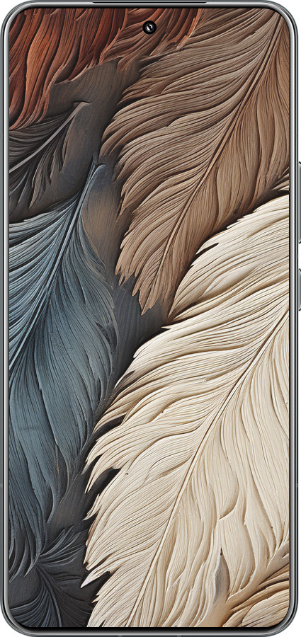 TPU чехол Листья в стиле бохо для Xiaomi 15 Pro - 5643b-3879 изображение 