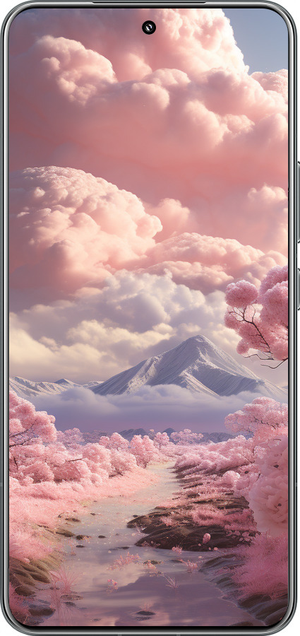 TPU чехол Розовые облака для Xiaomi 15 Pro - 5660b-3879 изображение 