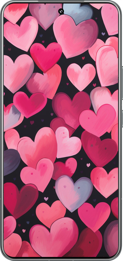 TPU чехол Сердечки 4 для Xiaomi 15 Pro - 5662b-3879 изображение 