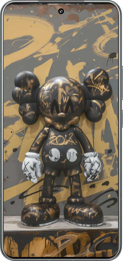 TPU чехол Bronze kaws для Xiaomi 15 Pro - 6097b-3879 изображение 