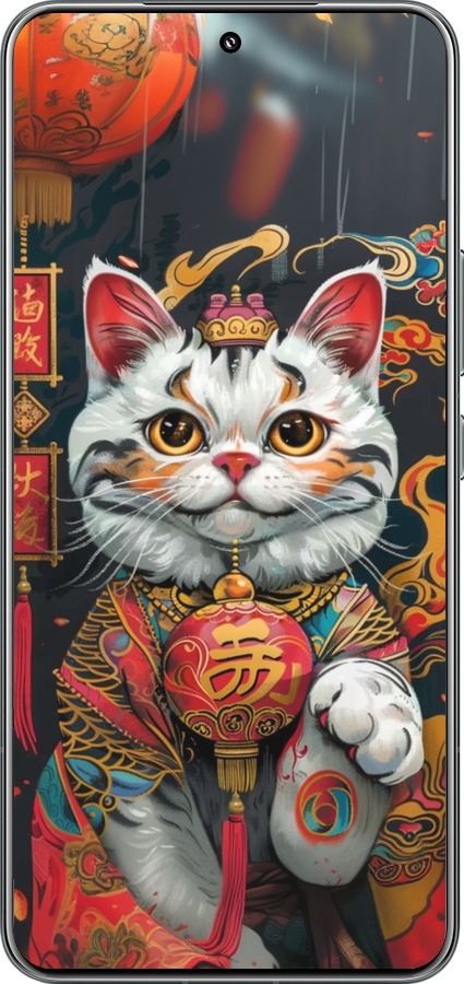 TPU чехол China Cat v2 для Xiaomi 15 Pro - 6135b-3879 изображение 