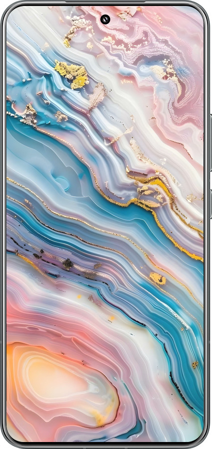 TPU чехол Мрамор красивый для Xiaomi 15 Pro - 6376b-3879 изображение 