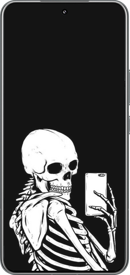 TPU чехол Скелет робить Selfie для Xiaomi 15 Pro - 6535b-3879 изображение 