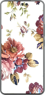 Силиконовый чехол Vintage flowers для Xiaomi 15 Pro - 4333u-3879 изображение 