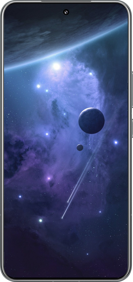 Силіконовий чехол Планети в синьому космосі для Xiaomi 15 Pro - 171u-3879 изображение 