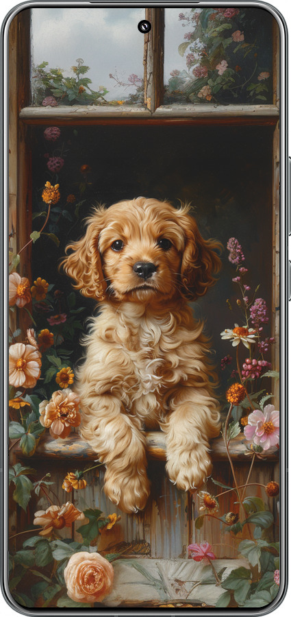 Силіконовий чехол Цуценя cocker spaniel для Xiaomi 15 Pro - 6136u-3879 изображение 