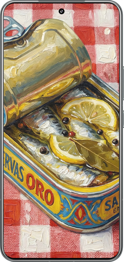 Силиконовый чехол Vintage Sardine Tin Phone для Xiaomi 15 Pro - 6772u-3879 изображение 