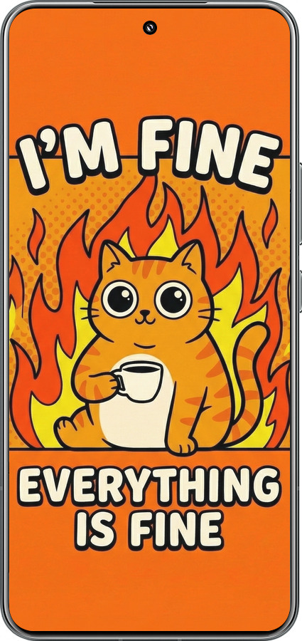 Силиконовый чехол Funny Cat для Xiaomi 15 Pro - 6786u-3879 изображение 