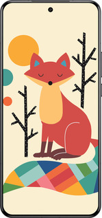 Силиконовый чехол Rainbow fox для Xiaomi 15 Ultra - 4010u-3967 изображение 