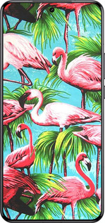 Силиконовый чехол Tropical background для Xiaomi 15 Ultra - 4016u-3967 изображение 